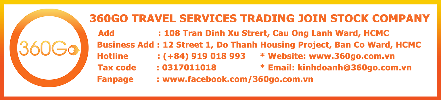 Thông tin liên hệ chính thức với 360Go tiếng Anh - Du lịch 360Go 